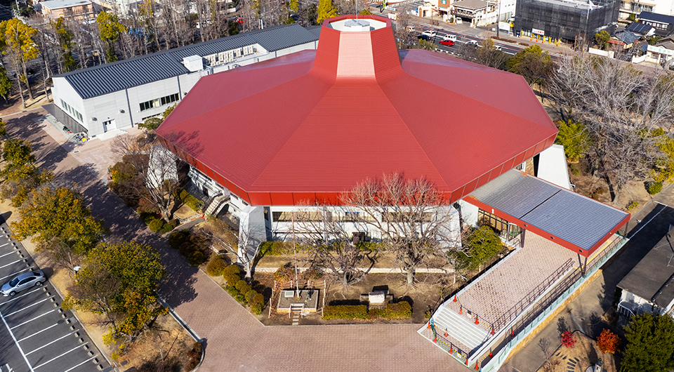 岡山武道館 主道場 屋根改修