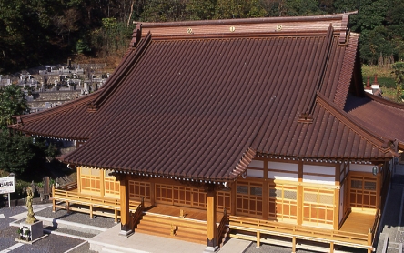神社仏閣の金属屋根